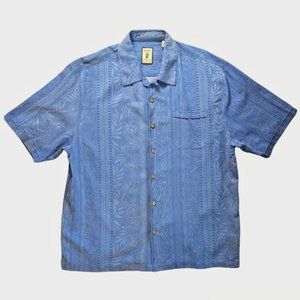 Short Sleeve Button Front Vacation Shirt